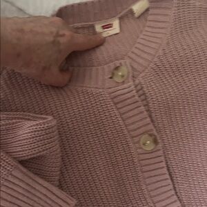 Levi's Mauve Button-Up Cardigan